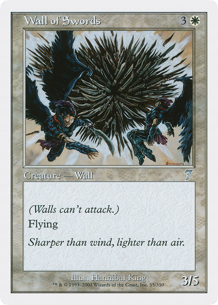 Wall of Swords (7ED-55★) - 7th Edition