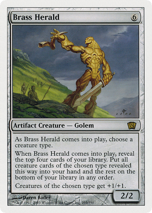 Brass Herald (8ED-293) - 8th Edition