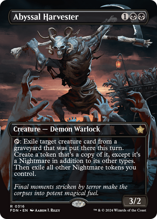 Abyssal Harvester (Borderless) (FDN-316) - Foundations