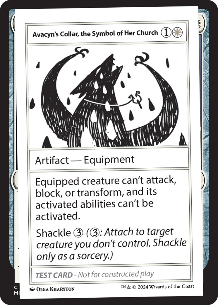 Avacyn's Collar, the Symbol of Her Church (MB2PC-) - Mystery Booster 2