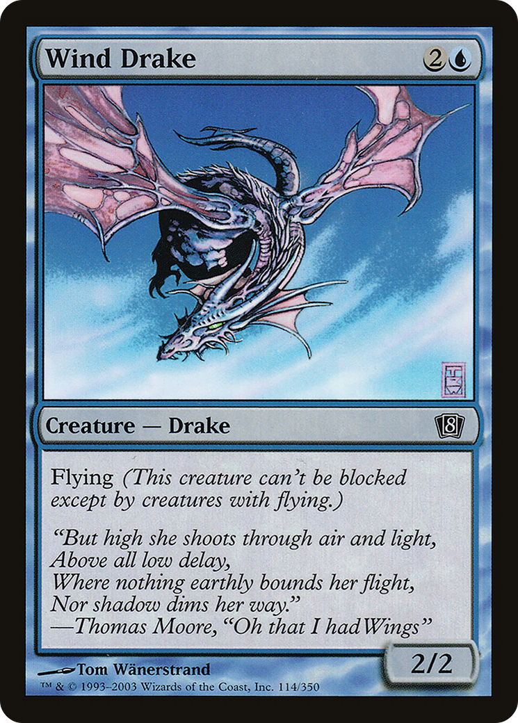 Wind Drake (8ED-114★) - 8th Edition