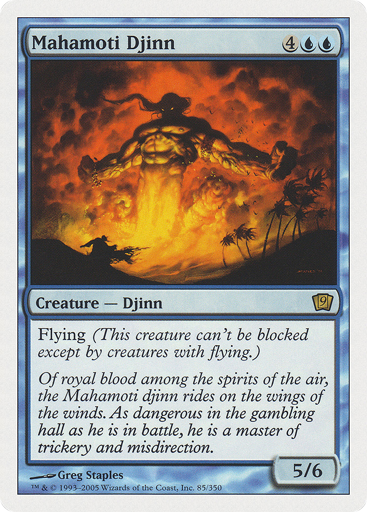 Mahamoti Djinn (9ED-85★) - 9th Edition