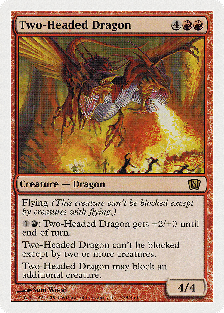 Two-Headed Dragon (8ED-229★) - 8th Edition