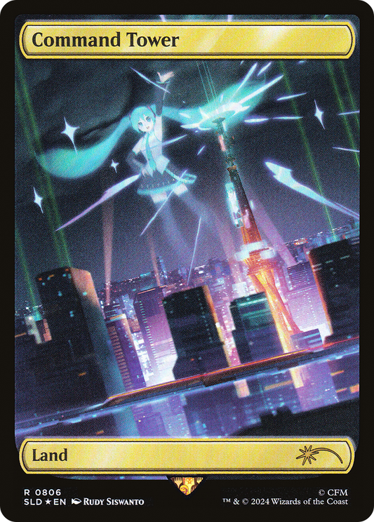 Command Tower (SLD-806) - Secret Lair Drop (Borderless) Foil
