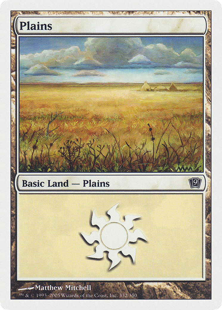 Plains (9ED-332★) - 9th Edition