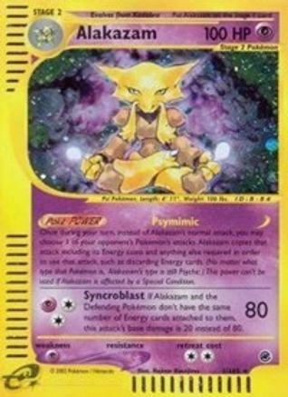 Alakazam (1) (1) 001  - Holofoil Expedition - Holo Rare
