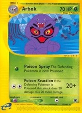 Arbok (35) (35) 035  - Reverse Holofoil Expedition - Rare