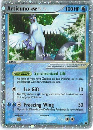 Articuno ex (EX Collector's Window Tins) 032/40  - Holofoil Nintendo Promos - Promo