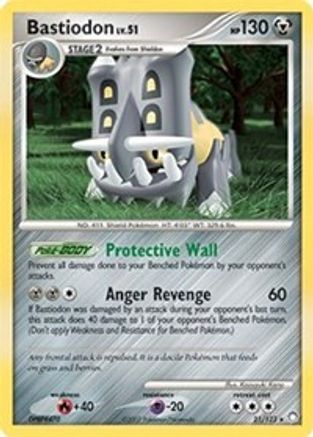 Bastiodon (DP Mysterious Treasures) 021/123  - Holofoil Deck Exclusives - Holo Rare