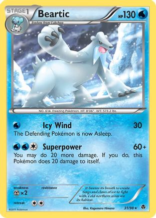Beartic (31) (31) 031  Emerging Powers - Rare