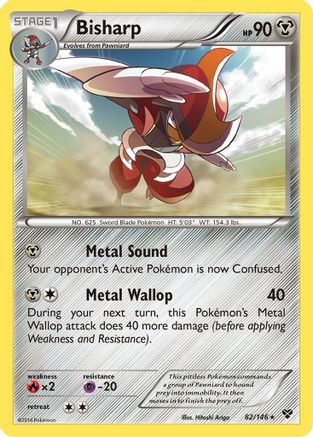 Bisharp 082  XY Base Set - Rare