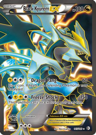 Black Kyurem EX (145 Full Art) (145 Full Art) 145  - Holofoil Boundaries Crossed - Ultra Rare