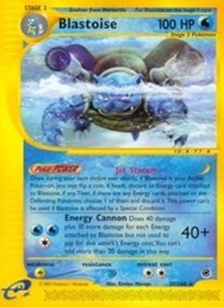 Blastoise (37) (37) 037  - Reverse Holofoil Expedition - Rare