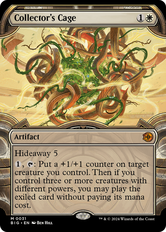 Collector's Cage (Showcase) (BIG-031) - The Big Score: (Showcase) Foil