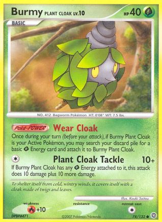 Burmy Plant Cloak 078  Secret Wonders - Common