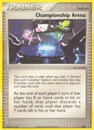 Championship Arena (2005 World Championships) 028/40  Nintendo Promos - Promo