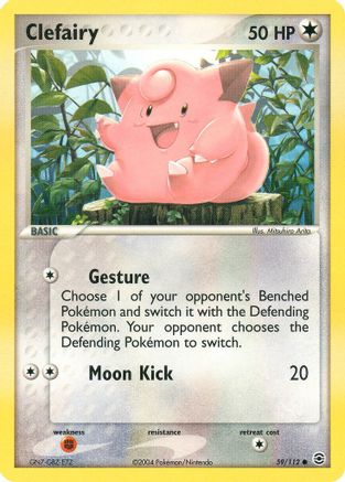 Clefairy 059/112  - Reverse Holofoil FireRed & LeafGreen - Common