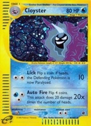 Cloyster (8) (8) 008  - Holofoil Expedition - Holo Rare