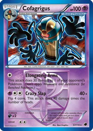 Cofagrigus (Team Plasma) (57) (Team Plasma)  057  Plasma Freeze - Rare