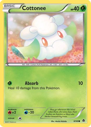 Cottonee (9) (9) 009  Emerging Powers - Common