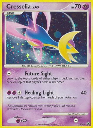 Cresselia 002  - Holofoil Majestic Dawn - Holo Rare