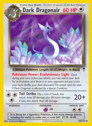 Dark Dragonair 038/110  - Reverse Holofoil Legendary Collection - Uncommon