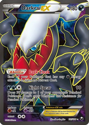 Darkrai EX (107 Full Art) (107 Full Art) 107  - Holofoil Dark Explorers - Ultra Rare