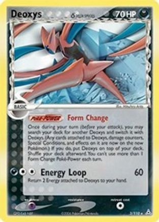 Deoxys (Delta Species - Attack Forme) 003  - Holofoil Holon Phantoms - Holo Rare