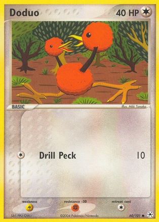 Doduo 060  - Reverse Holofoil Hidden Legends - Common