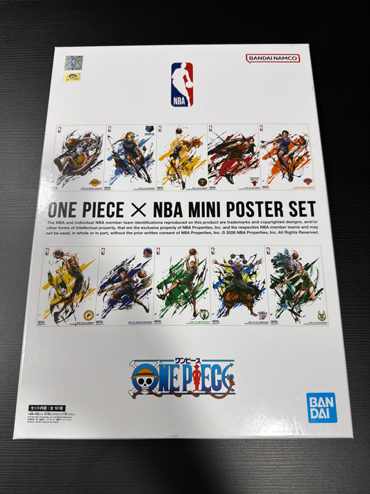 One Piece x NBA Mini Poster Set