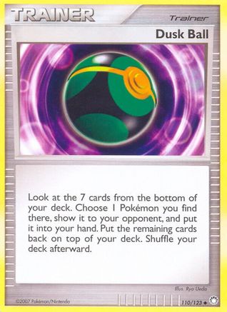 Dusk Ball 110/123  Mysterious Treasures - Uncommon