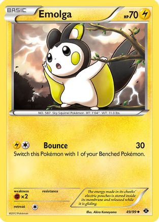 Emolga 049/99  Next Destinies - Uncommon