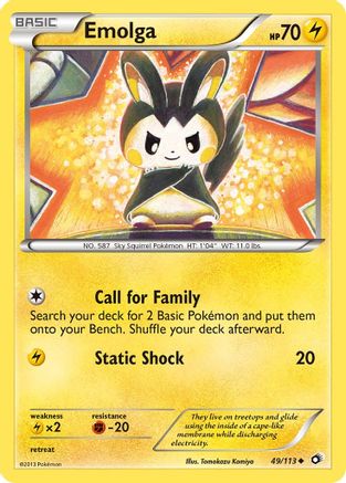 Emolga 049/113  Legendary Treasures - Uncommon