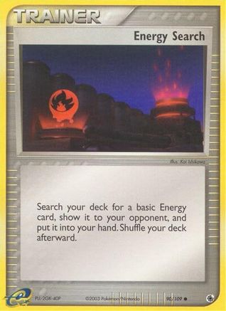 Energy Search 090/109  - Reverse Holofoil Ruby and Sapphire - Common