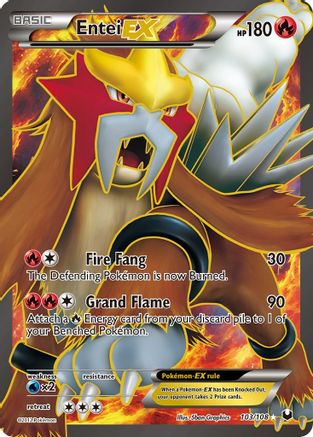 Entei EX (103 Full Art) (103 Full Art) 103  - Holofoil Dark Explorers - Ultra Rare