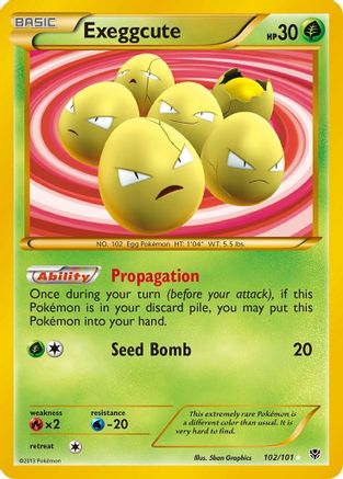 Exeggcute (102 Secret Rare) (102 Secret Rare) 102  - Holofoil Plasma Blast - Secret Rare