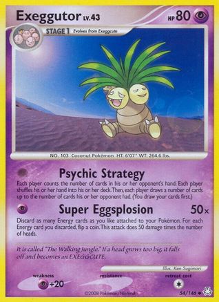 Exeggutor 054  Legends Awakened - Uncommon