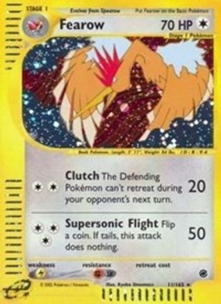 Fearow (11) (11) 011  - Holofoil Expedition - Holo Rare
