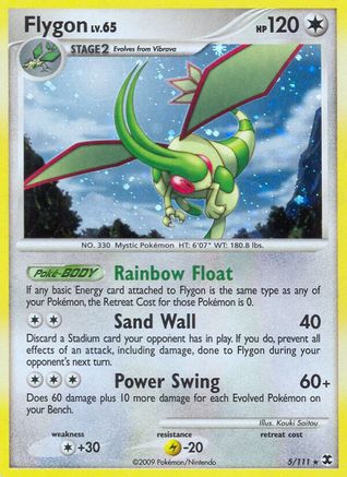 Flygon 005  - Reverse Holofoil Rising Rivals - Holo Rare
