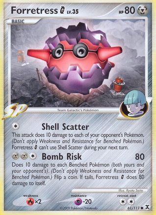 Forretress G 061  Rising Rivals - Common