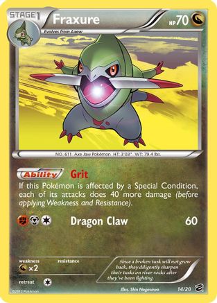 Fraxure (14) (14) 014  - Holofoil Dragon Vault - Holo Rare