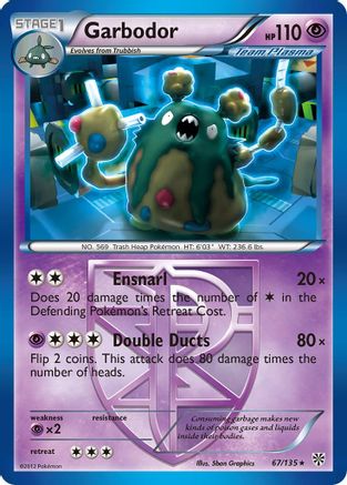 Garbodor (Team Plasma) (67) (Team Plasma)  067  Plasma Storm - Rare