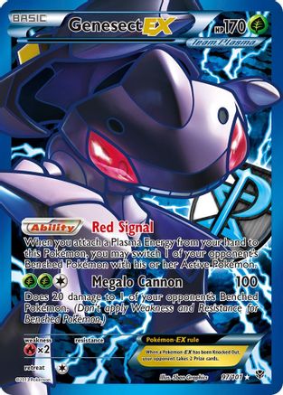 Genesect EX (Team Plasma) (97 Full Art) (Team Plasma)  097  - Holofoil Plasma Blast - Ultra Rare