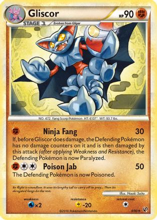 Gliscor 004  - Holofoil Undaunted - Holo Rare