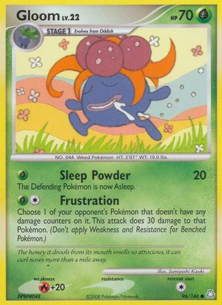 Gloom (96) (96) 096  - Reverse Holofoil Legends Awakened - Common