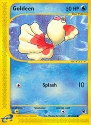 Goldeen 111/165  - Reverse Holofoil Expedition - Common