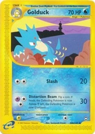 Golduck (50b) (50b) 50b  Aquapolis - Uncommon