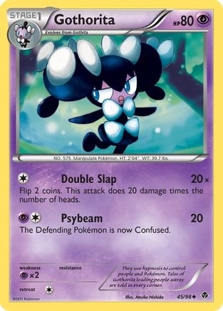 Gothorita (45) (45) 045  - Reverse Holofoil Emerging Powers - Uncommon