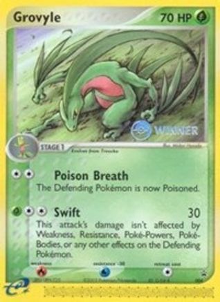 Grovyle (e-League) [Winner] 004/40  Nintendo Promos - Promo