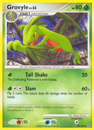 Grovyle 039/100  Stormfront - Uncommon